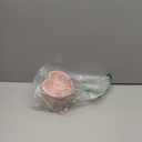 Pink Ceramic Raised Cat Bowls, Tilted Elevated Food or Water Bowls, Stress Free, Backflow Prevention, Dishwasher and Microwave Safe, Lead & Cadmium Free