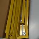 Over the Table Rod Stand with Clamps Adjustable 13''-42'' Tall 29"-98" Length Gold Table Arch Hanging for Wedding Birthday Party Halloween Christmas Decoration