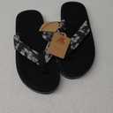 ZeroxPosure Men's Size 11 Wide Strap Flip Flop Sandals Black Green Urban Camo