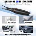 Heated Eyelash Curlers - 2 in 1 Clip- Type Heated lash Curler Best Seller Electric Eyelash Curler LED Display 3 Temp Settings for Makeup Tools USB Rechargeable Natural Curling 24H Long Lasting QI1