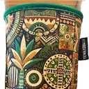 Neoprene Insulated Cup Sleeve for Iced Coffee, Hot & Cold Beverages  Reusable, Washable Drink Holder Cup Sleeve  Anti-Slip, Eco-Friendly, Multi-Color Design (BUSH, SMALL)