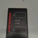 2 Pack Hand Warmers Rechargeable, Portable Electric Hand Warmers Reusable, USB 2 in 1 Handwarmers, Outdoor/Indoor/Warm Gifts for Men Women Kids, Black&Black*2