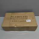 Set of 24 Waterproof Outdoor Flameless Candles, LED Candles with 4 Remote and Timer,(H 4" 5" 6" x D 2.2"),for Halloween Wedding Festiv