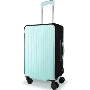 Clear Suitcase Cover Protector for 28 Inch Luggage TSA Approved, Carry on TPU Luggage Protective Covers for Wheeled Suitcase Waterproof Dustproof Anti-scratch Travel Protection