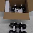 BESTTEN 4 Pack Door Knob with Lock and Key, Keyed Different Entry Door Knob, for Entrance and Front Door, Matte Black