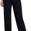 Sunzel Flare Leggings for Women High Waist Workout Leggings with Pockets Tummy Control Wide Leg Flared Yoga Pants (Black, XL)