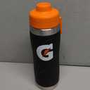 Gatorade Stainless Steel Sport Bottle, 26oz, Double-Wall Insulation (Black)