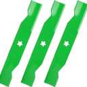 Youxmoto 180054 48'' Mower Blades 173920 for Z248 Z248F YTH24V48 YTH2348 YTH22K48 YTH23K48, High Lift Blades Replace for Husqvarna AYP 532180054 539107519 180054 173920 with 48 inch Deck(3 Pack)