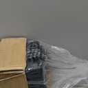 Pamo Babe Travel Crib Lightweight Playpen Baby Playard with Bassinet Portable Mini Playard (Black)