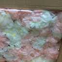 Rose Flower Wall Backdrop Panel - Rose Artificial Flower Wall Backdrops Floral Baby Shower Wedding Background DIYers Event Centerpieces (5ftx7.5ft, Pink & White)