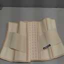 KIMIKAL Women Waist Trainer Corset Belt: Under Clothes Sport Tummy Control Long Torso Shapewear (Small, Skin)