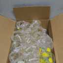 Whaline 20Pcs Lemon Plastic Cups with Lids and Straws Clear Party Drinking Cups Summer Lemon Reusable Tumblers for Wedding Baby Shower Birthday Party Supplies