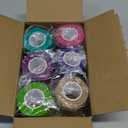 FriCARE Self Adhesive Bandage Wrap, Medical Tape in First Aid Kit, Cohesive Bandages for Wounds Sport Vet, 2 inches X 5 Yards 6 Rolls, Pastel Haven