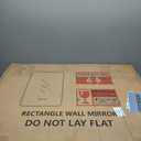 VocalStar 2-Pack Black Bathroom Mirrors 24 x 36 Inch, Metal Framed Rounded Rectangle Bathroom Wall Vanity Mirror for Over Sink, 1/4-inch Shatterproof Glass | Ultra-Flush Hanging