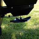 Agri-Fab 45-0627 Zero Turn Mower Electric Spreader, 125 lb Hopper Capacity, Grass, Seed, and Fertilizer Spreader, Spread Width up to 12 ft, Black