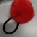 12 Pack Candy Colors Cute Fuzzy Pompom Hair Ties Scrunchies Pom Pom Elastics Pigtail Ponytail Holders Fluffy Hair Balls Rubber Bands Ropes Hair Accessories for Baby Girls Kids