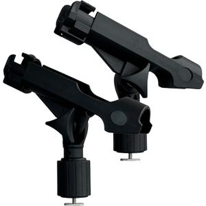 4 Pack Fishing Rod Holder with Track Mount Universal T-Shaped Screw Mounted on Rail for Kayak, Canoe, Fishing Boat (2Pack Rod Holders)