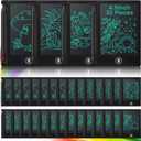 Zhehao 32 Pcs Mini LCD Writing Tablet 4.5 Inch Educational Toys Learning Writing Pad Erasable Drawing Pad Reusable Toy Gift Preschool Art Board for Birthday Favor(Black)