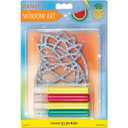Creativity for Kids Window Art Fun Fruits - Paint and Decorate 2 Suncatchers, Create Your Own Window Art for Kids 1 Pack