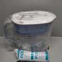 PUR Plus 11-Cup Water Pitcher, 1 Lead-Reducing Filter, Cleaner, Great-tasting Water, Dishwasher Safe, Powerful Filtration, Filter Change Light Indicator, LockFit Cap Design - White