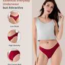 DAVID ARCHY Womens Underwear, Bamboo Rayon Underwear Panties Moisture Wicking Panties, Soft Breathable, 4 Pack (Brown, M)