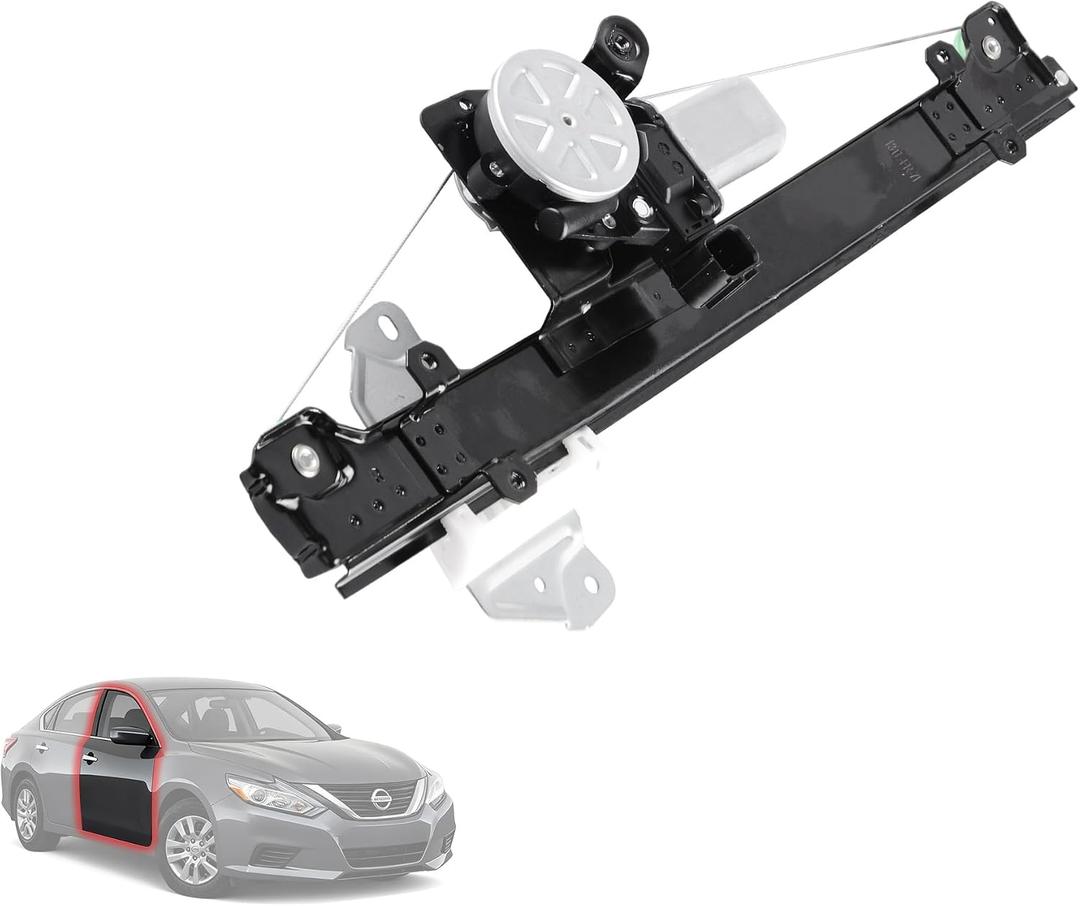 Front Right Passenger Side Power Window Regulator with Motor Assembly Compatible for 2013-2018 Nissan Altima, Replacement 748-065