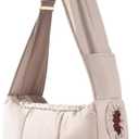 Mini Dog Purse Carrier with Pockets, Warm Cute Pets Bags with Secure Harness Clip, Cat Shoulder Bag for Outings, Lightweight Puppies Bags Kennel, Trained Pets Handbag Outdoor(Gray,One Size)