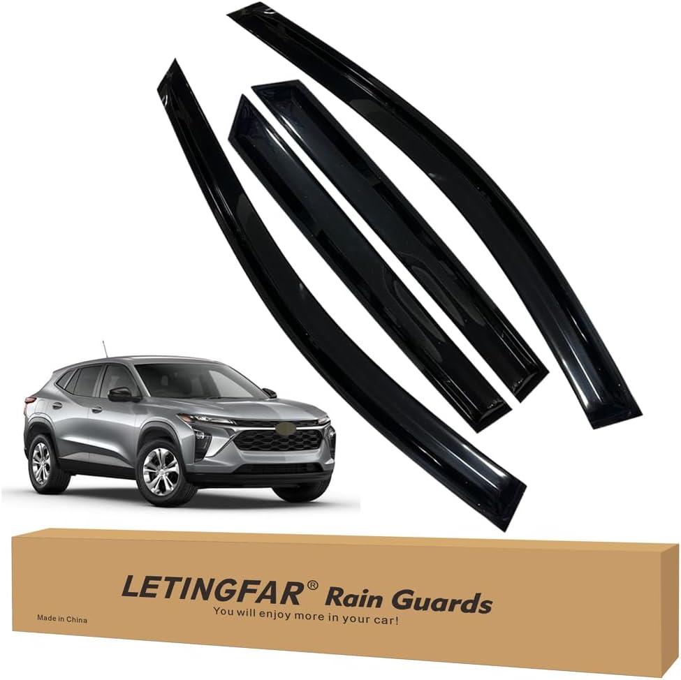 Tape-on Rain Guards for 2024 2025 Chevy Trax, for 2024 2025 Chevrolet Trax AccessoriesSide Vent Visors Shades Window Deflectors for Chevy Trax