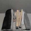 Zakkart Cat Perch for Window Sill with Bolster - Orthopedic Hammock Design with Premium Hardwood & Robust Metal Frame - Cat Window Seat for Large Cats and Kittens - Natural Color Wood Gray Bed, 24''W