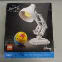 LEGO Ideas Disney Pixar Luxo Jr. - Room Decor and Building Set for Adults - Office and Desk Decor for Women and Men, Ages 18+ - Brick-Built Lamp DIY Kit - Collectible Gift Idea for Movie Fans - 21357