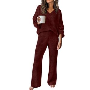 RUMIA Lounge Sets for Women 2026 Vacation Matching Track Suits Sweater Fall Outfits (L)