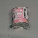 FQTANJU Pink 6mm Crafts Round Flat Sequin Strip Trim on Strings for Crafts, Fringe, and Sewing; 100 Yard Roll