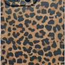 Retro Cheetah Leopard Print Phone Case for iPhone 14 Pro 6.1in,Vintage Amber Tortoise Shell Trendy Cool Girl Full Camera Protective Cover for iPhone 14pro 6.1"