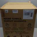 Large Towel Warmer for Bathroom, Luxury Hot Towel Warmer with Timer, LED Display Time and Temperature, Insulation Effect Up to 150 Minutes, Delay Time Up to 24 Hours, Best Ideals (White)