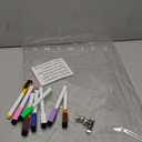 Large Acrylic Magnetic Calendar for Refrigerator, 2in1 Clear Fridge Calendar, Monthly Planning Board with to Do List, for Businees Meetings/Grocery List, 8 Color Markers -14.5''*11.5''