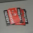 8 x JOEZZY DoorDash Delivery Car Sign  Double-Sided for Dashers (Red, Black & White)