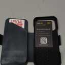 Dreem Real Leather for iPhone 17 Pro Case Wallet, Revolutionary Phone Stand, MagSafe-Fit, Magnetic Detachable Flip Cover, RFID Blocking Card Holder, Gift-Box [Fibonacci:Graphite Blue]