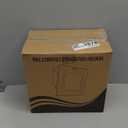 Bathroom Exhaust Fan with Light, 12 INCH, Upgraded Quiet Square Vent Fans with Adjustable LED Light, 141 CFM, for Bathroom, Office, Home (Fan + 3-Color Light (Warm/Neutral/Cool))