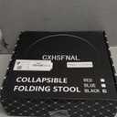 NUMANU 2025 Upgraded Collapsible Stool, Max 620lbs 2.5"-18" H Adjustable Portable Folding Stool for Adults, Retractable Foldable Telescopic Seat Camping Chair or Footrest (1PK Hard Seat)