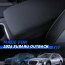 Armrest Cover for Outback 2020-2024 2025 Wilderness/Touring/Premium/Base/Limited Accessories Center Console Middle Lid Pad Protector for Car Elbow Rest