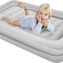 Air Mattress for Kids 4-7 Year Old:Toddler Travel Bed with Sides, Portable Children's Inflatable Beds with Smooth Plush Surfaces for Travel, Hotels, Camping and Grandparents' Homes Gary