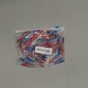 BBTO 100 Pcs Braces Dental Brush Flosser for Cleaner Interdental Brush Toothpick Tooth Flossing Head Oral Dental Toothpick Cleaners Cleaning Tool(Red and Blue)