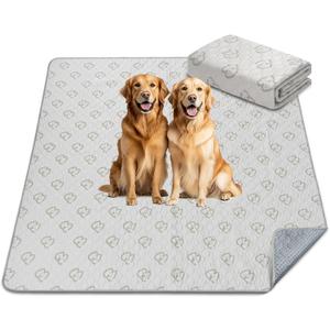 FXW Washable Pee Pads for Dogs, Puppy Pads with Super Absorbent, Specifically Designed for FXW Rollick/Homeplus 24inch 8 Panels Dog Playpen, 63" Square, Khaki, 1 Pack