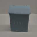 Magnetic Lint Bin for Laundry Room, 2.5L Capacity, Laundry Trash Can, Meadow Blue, Wall Mounted
