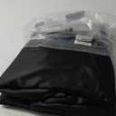 P Pothuiny Satin Fitted Sheet King Size, 1 Single Fitted Sheet Only, Extra Soft Deep Pocket Bottom Bed Sheets Mattress Cover Fits 12" to 16", Wrinkle Free, Fully Elasticized (Black)