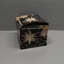 Kingdder 4 Pieces Moravian Star Light LED 3D Star Hanging Light Powered by Battery with Timer Function White Porch Lantern Holiday Decor for Indoor Outdoor Christmas Tree Balcony Courtyard (12 Inch)