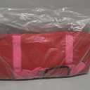 American Mahjong Tile Set,166 Pink Tiles Mahjong Set,4 Colors Mahjong Racks,Travel Mahjong Set with Red Carrying Bag, 1.2" x 0.9" x 0.5"