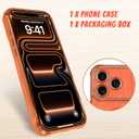 Bonoma Compatible with iPhone 17 Pro Max Case 2025 -Orange
