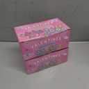 2 x Valentines Day Gifts for Kids, Valentines Unicorn Donut Erasers with Cards, Classroom Exchange Prizes & Party Favors, Ideal Valentine Gifts for Boys Girls, School Classroom Prize Exchange (Ice cream)