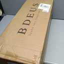 BDEUS Dual Layer 5 Inch Memory Foam Mattress Topper Twin XL Size for Dorm Room, 2 Inch Gel Memory Foam Plus 3 Inch 1450 GSM Pillow Top Mattress Pad Cover,Dark Gray